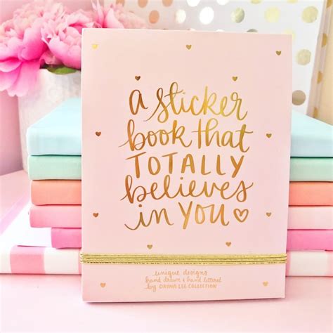 It offers a diverse selection of accessories and stationary featuring unique digitally hand-lettered quotes. . Dayna lee collection